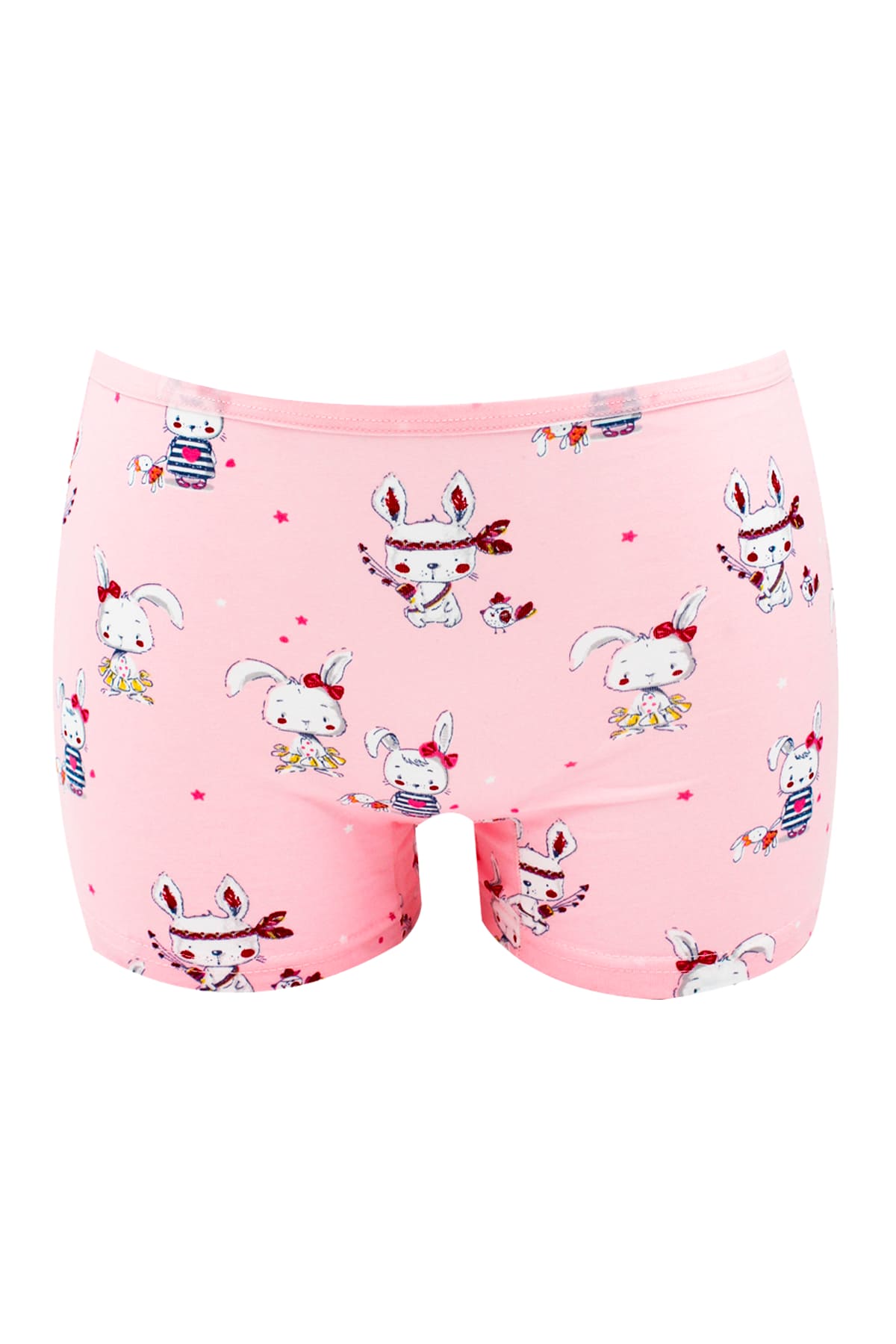 Öts İç Giyim Pamuklu Elastan Kız Çocuk Boxer Öts 8256 - Görsel 3